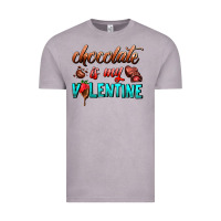 Chocolate Is My Valentine Vintage Tee | Teevron