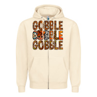 Sandshell western gobble with turkey bbs Zipper Hoodie - BundleAndBundleShop