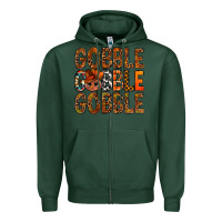Sports Green western gobble with turkey bbs Zipper Hoodie - BundleAndBundleShop