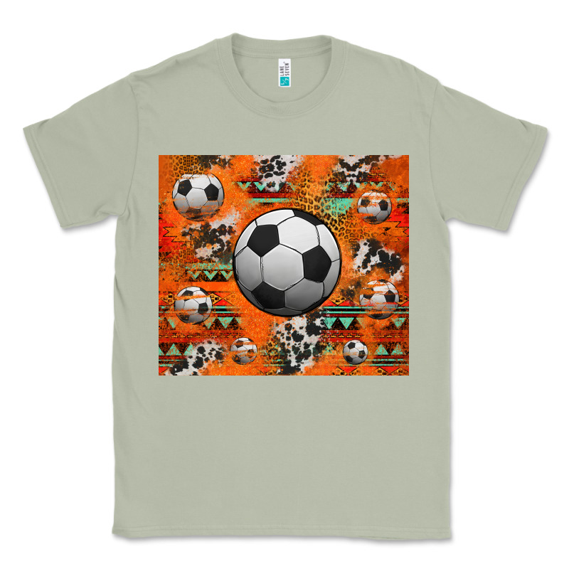 Soccer Aztec Glitter Tumbler Classic Tee by Jasminsmagicworld | Teevron