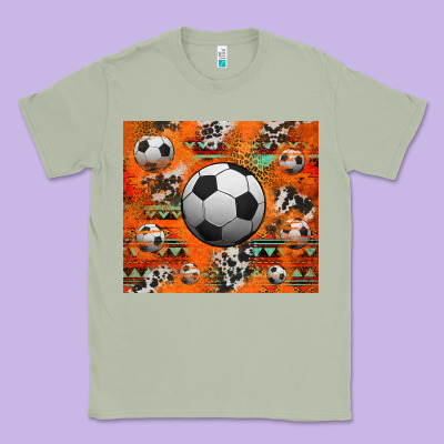Soccer Aztec Glitter Tumbler Classic Tee Designed By Jasminsmagicworld