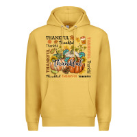 Antique Gold Thankful Premium Hoodie - texasbilliewilder