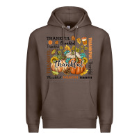 Coffee Thankful Premium Hoodie - texasbilliewilder