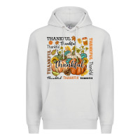 Dove Grey Thankful Premium Hoodie - texasbilliewilder