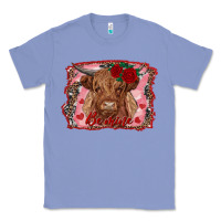 Colony Blue be mine highland cow Classic Tee - AdoDesignShop
