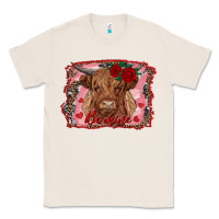 Natural be mine highland cow Classic Tee - AdoDesignShop