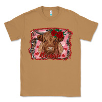 Toasted Coconut be mine highland cow Classic Tee - AdoDesignShop