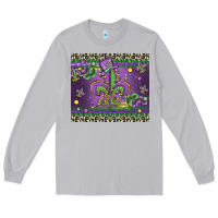 Moon Dust mardi gras fleur de lis Long Sleeve Tee - MaliasSmallBusiness