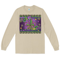 Mushroom mardi gras fleur de lis Long Sleeve Tee - MaliasSmallBusiness