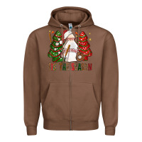 Chestnut tis' the season baseball christmas cakes bbs Zipper Hoodie - BundleAndBundleShop