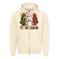 Sandshell tis' the season baseball christmas cakes bbs Zipper Hoodie - BundleAndBundleShop