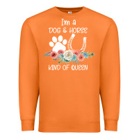 Carrot Im A Dog And Horse Kind Of Queen Premium Sweatshirt - Bettercallsaul