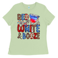 Matcha red white and booze Ladies Tee - Zillion Design Studio