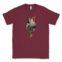 Burgundy cream legbar rooster Classic Tee - LillyAllenDesigns