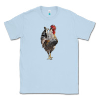 Dusty Blue cream legbar rooster Classic Tee - LillyAllenDesigns