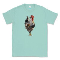 Seafoam cream legbar rooster Classic Tee - LillyAllenDesigns