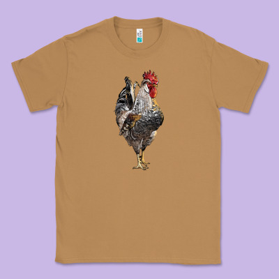 Cream Legbar Rooster Classic Tee Designed By Lillyallendesigns