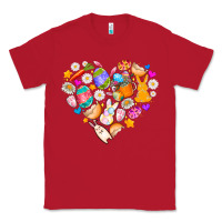 Red Easter Love Classic Tee - CowhideDigitalArt