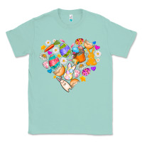 Seafoam Easter Love Classic Tee - CowhideDigitalArt