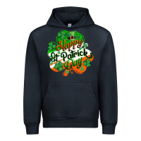 Navy Happy St. Patrick's Day Urban Hoodie - CowGirlArtShop