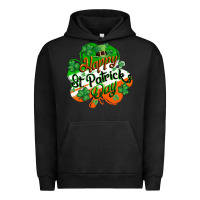 Pigment Black Happy St. Patrick's Day Urban Hoodie - CowGirlArtShop