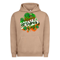 Pigment Burro Happy St. Patrick's Day Urban Hoodie - CowGirlArtShop