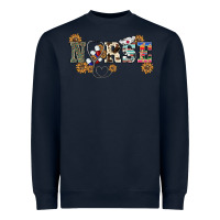 Navy western nurse Heavyweight Sweatshirt - BarkalooDesign