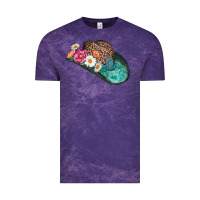 Cloud Purple cowboy hat Vintage Tee - AdoDesignShop