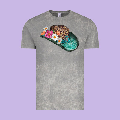 Cowboy Hat Vintage Tee Designed By Adodesignshop