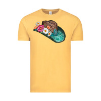 Vintage Mustard cowboy hat Vintage Tee - AdoDesignShop