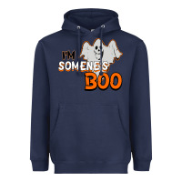 Navy I'm Someone's Boo Halloween Heavyweight Hoodie - Bettercallsaul
