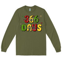 Army Green 366 days black history Long Sleeve Tee - MaliasSmallBusiness