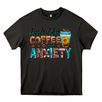 Asphalt fueled by coffee and anxiety Heavy Core Tee - Zillion Design Studio