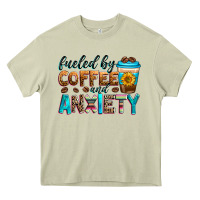 Mossy fueled by coffee and anxiety Heavy Core Tee - Zillion Design Studio