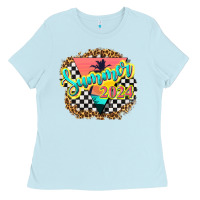 Baby Blue summer 2024 Ladies Tee - texasbilliewilder