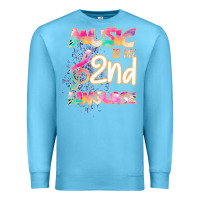 Ocean Blue Cool I Love Music Shirt Gifts Music Is My Second Language Premium Sweatshirt - Bettercallsaul