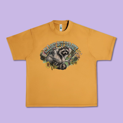 Classy But Trashy Racoon Urban Heavy Tee Designed By Nancycooperartshop