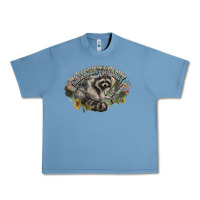 Pebble Blue classy but trashy racoon Urban Heavy Tee - NancyCooperArtShop