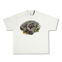Pistachio classy but trashy racoon Urban Heavy Tee - NancyCooperArtShop