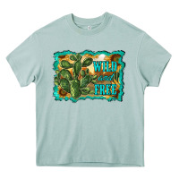 Arona wild and free cactus Heavy Core Tee - RanaPortraitStore