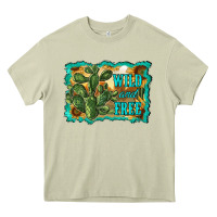 Mossy wild and free cactus Heavy Core Tee - RanaPortraitStore
