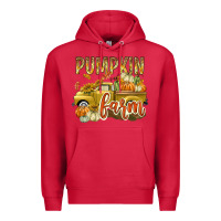 Cardinal Pumpkin farm with truck Premium Hoodie - texasbilliewilder