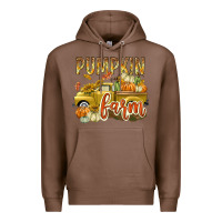 Chestnut Pumpkin farm with truck Premium Hoodie - texasbilliewilder