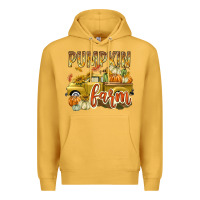 Mustard Pumpkin farm with truck Premium Hoodie - texasbilliewilder