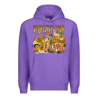 Pumpkin Farm With Truck Premium Hoodie | Teevron