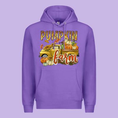 Pumpkin Farm With Truck Premium Hoodie Designed By Texasbilliewilder