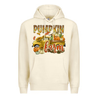 Sandshell Pumpkin farm with truck Premium Hoodie - texasbilliewilder