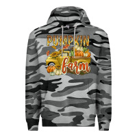 Slate Camo Pumpkin farm with truck Premium Hoodie - texasbilliewilder