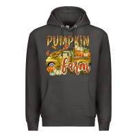 Smoke Pumpkin farm with truck Premium Hoodie - texasbilliewilder