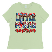 Matcha little mister America Ladies Tee - Zillion Design Studio
